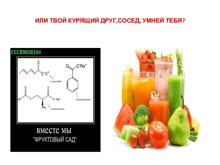 ИЛИ ТВОЙ КУРЯЩИЙ ДРУГ,СОСЕД, УМНЕЙ ТЕБЯ?