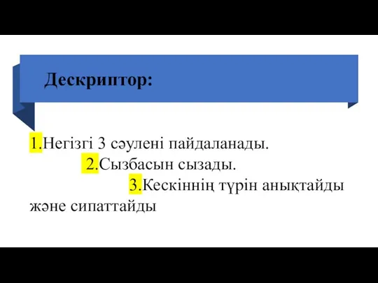 Дескриптор: