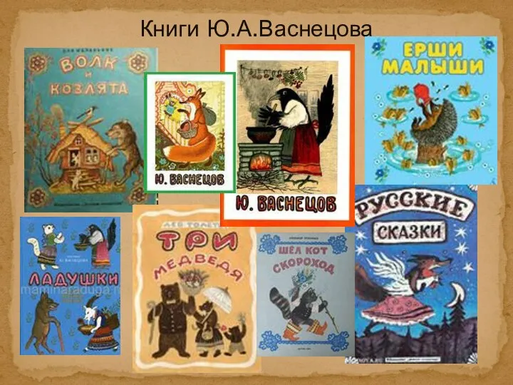 Книги Ю.А.Васнецова