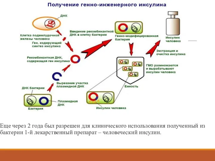 Еще через 2 года был разрешен для клинического использования полученный из