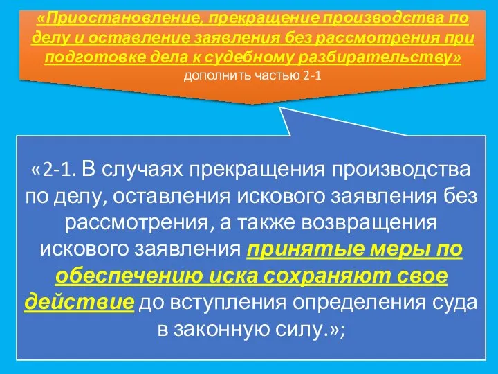 «Приостановление, прекращение производства по делу и оставление заявления без рассмотрения при