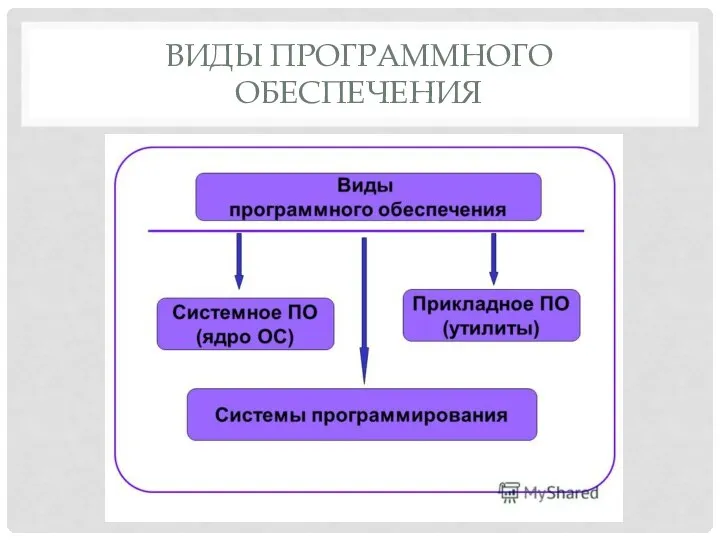 ВИДЫ ПРОГРАММНОГО ОБЕСПЕЧЕНИЯ