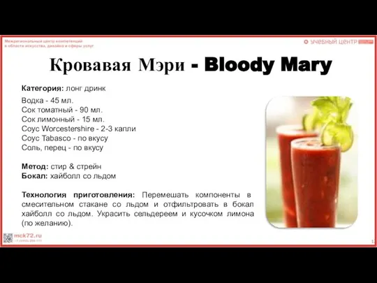 Кровавая Мэри - Bloody Mary