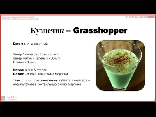 Кузнечик – Grasshopper