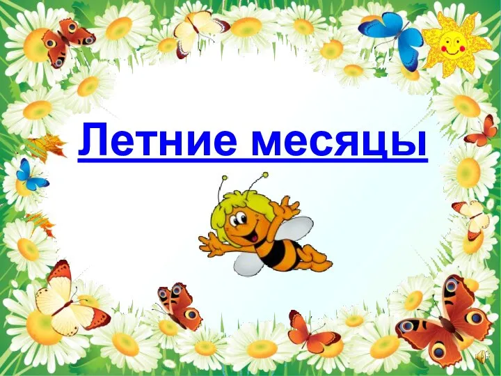 Летние месяцы