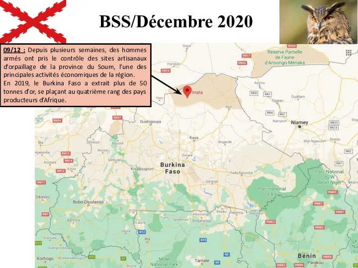 04/09 : Un EEI décelé et neutralisé. BSS/Décembre 2020 09/12 :