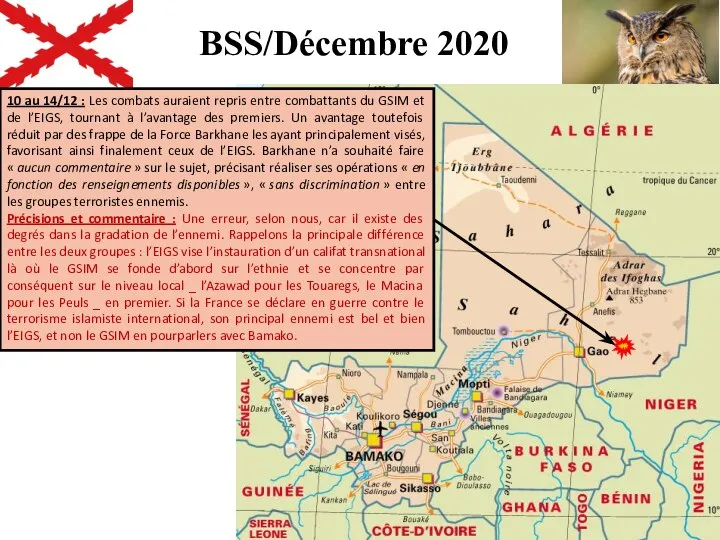 BSS/Décembre 2020 10 au 14/12 : Les combats auraient repris entre