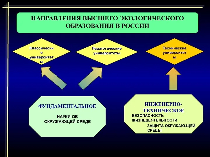 ФУНДАМЕНТАЛЬНОЕ НАУКИ ОБ ОКРУЖАЮЩЕЙ СРЕДЕ ИНЖЕНЕРНО-ТЕХНИЧЕСКОЕ БЕЗОПАСНОСТЬ ЖИЗНЕДЕЯТЕЛЬНОСТИ ЗАЩИТА ОКРУЖАЮ-ЩЕЙ СРЕДЫ