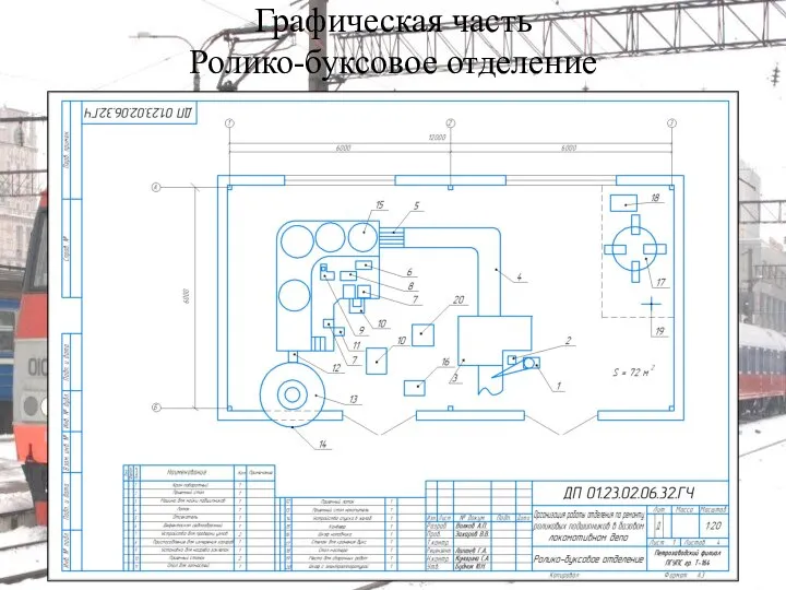 Графическая часть Ролико-буксовое отделение