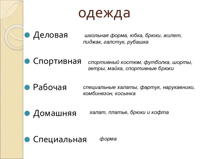 одежда Деловая Спортивная Рабочая Домашняя Специальная школьная форма, юбка, брюки, жилет,