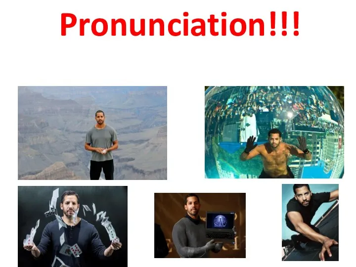 Pronunciation!!!