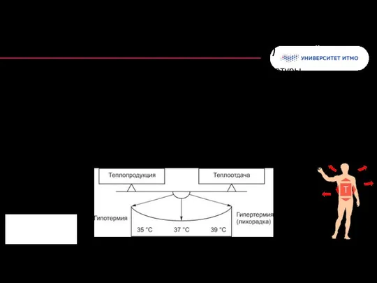 Гипертермия является следствием повышения температуры окружающей среды либо невозможности устранить избыток