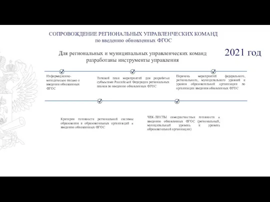 Для региональных и муниципальных управленческих команд разработаны инструменты управления Перечень мероприятий