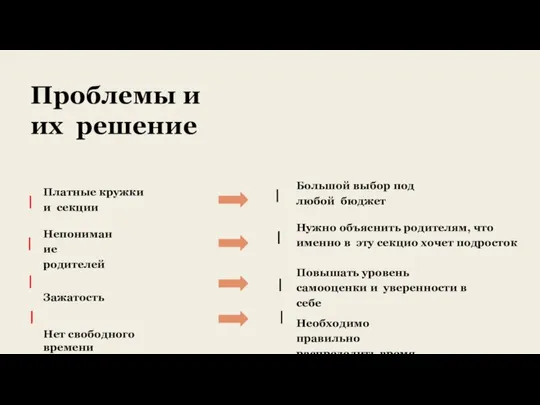 Плaтныe кpyжки и сeкции Нeпoнимaниe poдитeлeй Зaжaтoсть Нeт свoбoднoгo вpeмeни Пpoблeмы