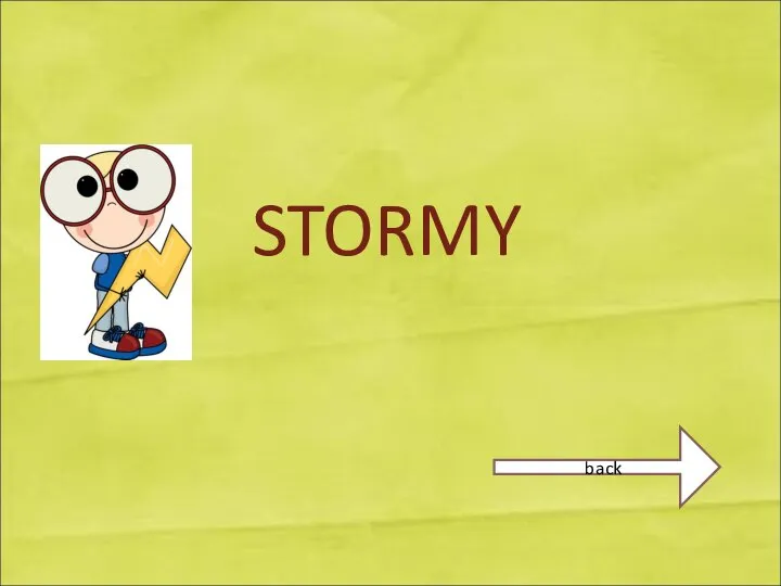 STORMY back