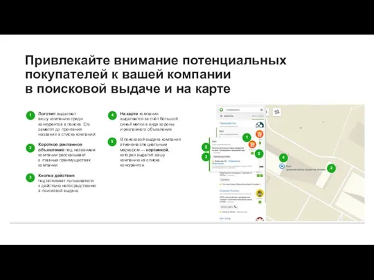 Привлекайте внимание потенциальных покупателей к вашей компании в поисковой выдаче и