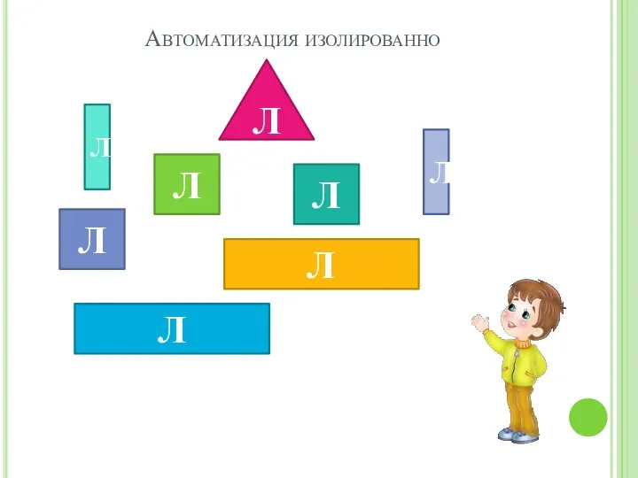 Автоматизация изолированно Л Л Л Л Л Л Л Л