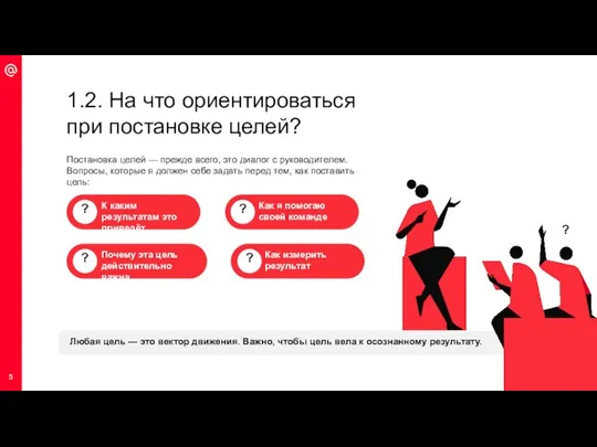 1.2. На что ориентироваться при постановке целей? К каким результатам это