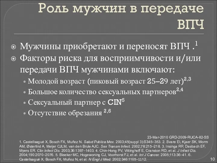 Роль мужчин в передаче ВПЧ Мужчины приобретают и переносят ВПЧ .1