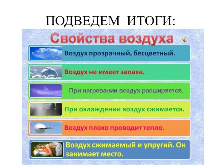 ПОДВЕДЕМ ИТОГИ: