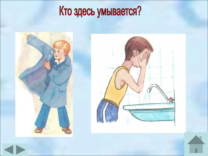 Кто здесь умывается?