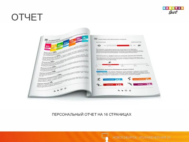 ОТЧЕТ ПЕРСОНАЛЬНЫЙ ОТЧЕТ НА 16 СТРАНИЦАХ НОВОСИБИРСК, УЛ.ИНЖЕНЕРНАЯ 20