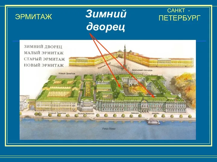 ЭРМИТАЖ САНКТ - ПЕТЕРБУРГ Зимний дворец