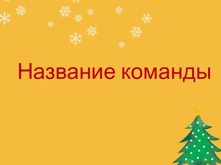 Название команды