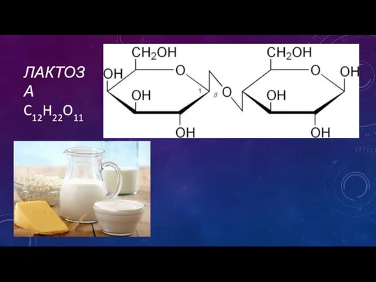 ЛАКТОЗА C12H22O11