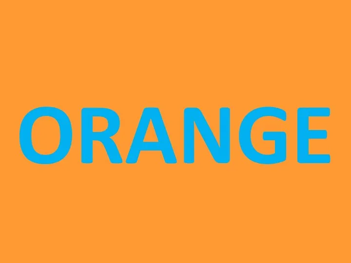 ORANGE