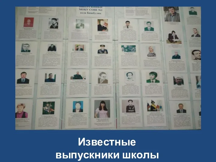 Известные выпускники школы