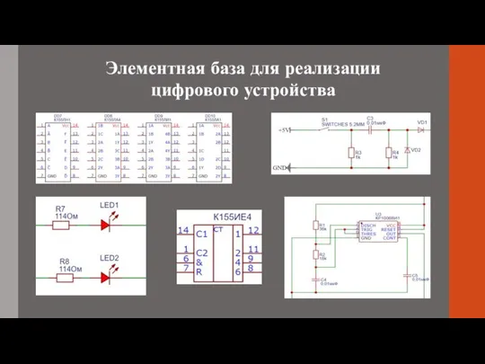 Элементная база для реализации цифрового устройства