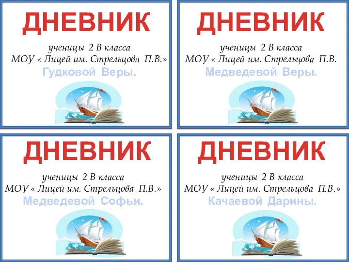 ученицы 2 В класса МОУ « Лицей им. Стрельцова П.В.» Гудковой