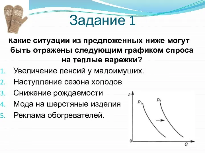 Задание 1 Какие ситуации из предложенных ниже могут быть отражены следующим