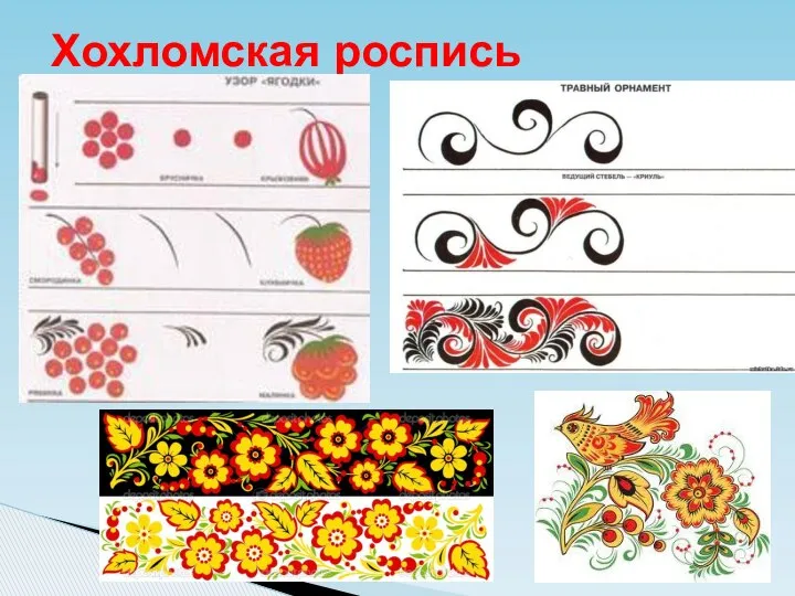 Хохломская роспись