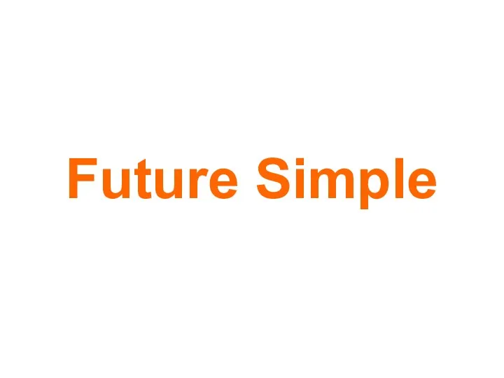 Future Simple