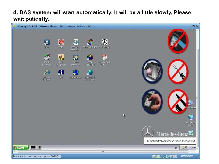 4. DAS system will start automatically. It will be a little slowly, Please wait patiently.