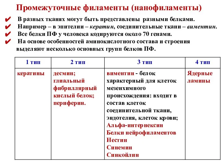 В разных тканях могут быть представлены разными белками. Например – в