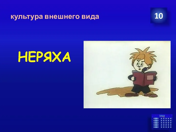 культура внешнего вида НЕРЯХА 10