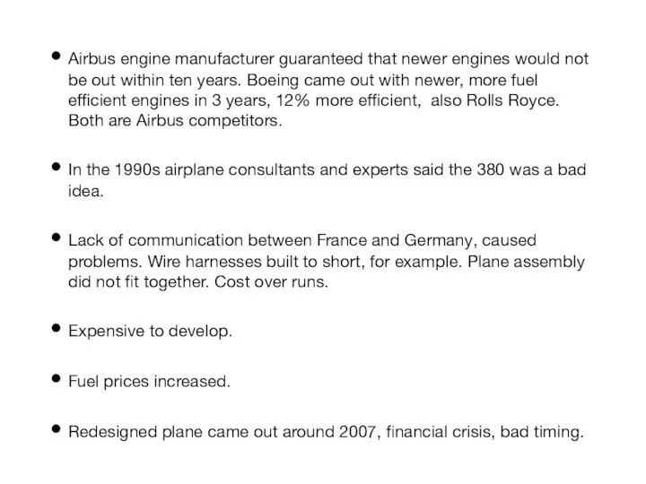 Airbus engine manufacturer guaranteed that newer engines would not be out