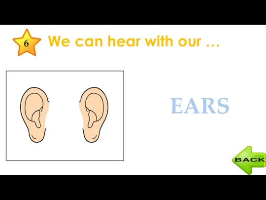 We can hear with our … EARS 6