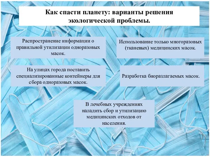 Как спасти планету: варианты решения экологической проблемы. Распространение информации о правильной