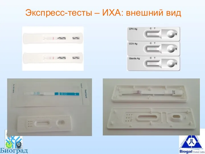 Экспресс-тесты – ИХА: внешний вид