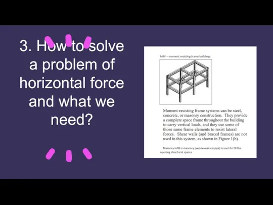 3. How to solve a problem of horizontal force and what we need?