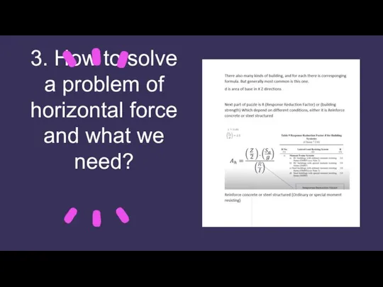 3. How to solve a problem of horizontal force and what we need?