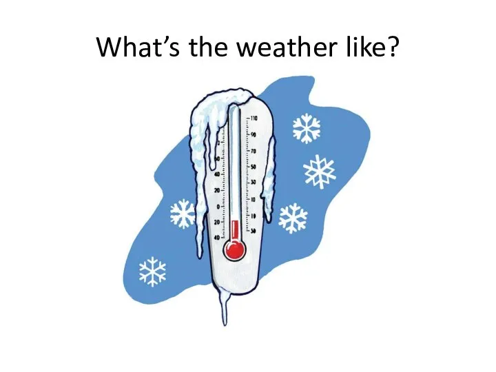 What’s the weather like?