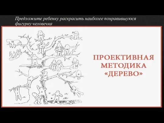 Предложите ребенку раскрасить наиболее понравившуюся фигурку человечка