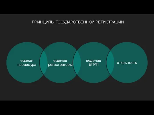 ПРИНЦИПЫ ГОСУДАРСТВЕННОЙ РЕГИСТРАЦИИ