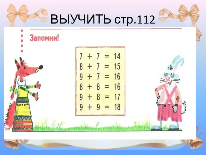 ВЫУЧИТЬ стр.112