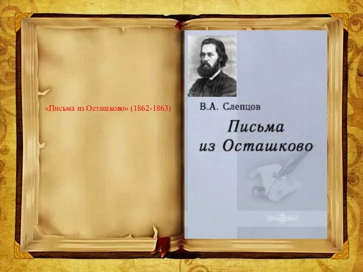 Содержание проекта «Письма из Осташково» (1862-1863)